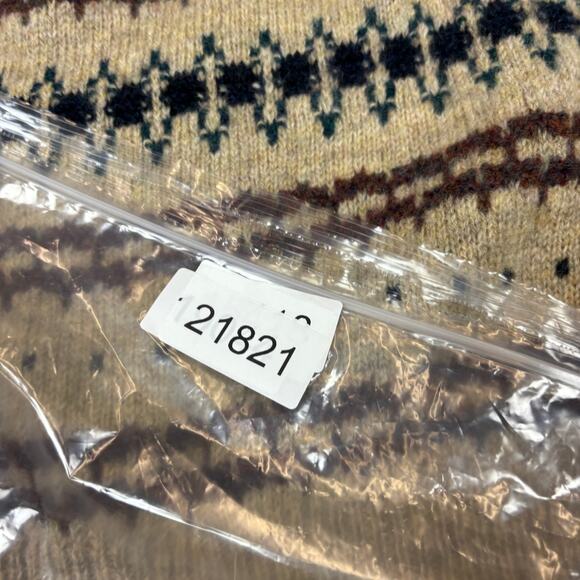 Vintage Pendleton Lobo Wool Fair Isle Sweater Women's Medium Cottage - Picture 10 of 10